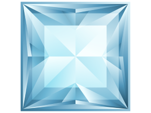 a blue diamond